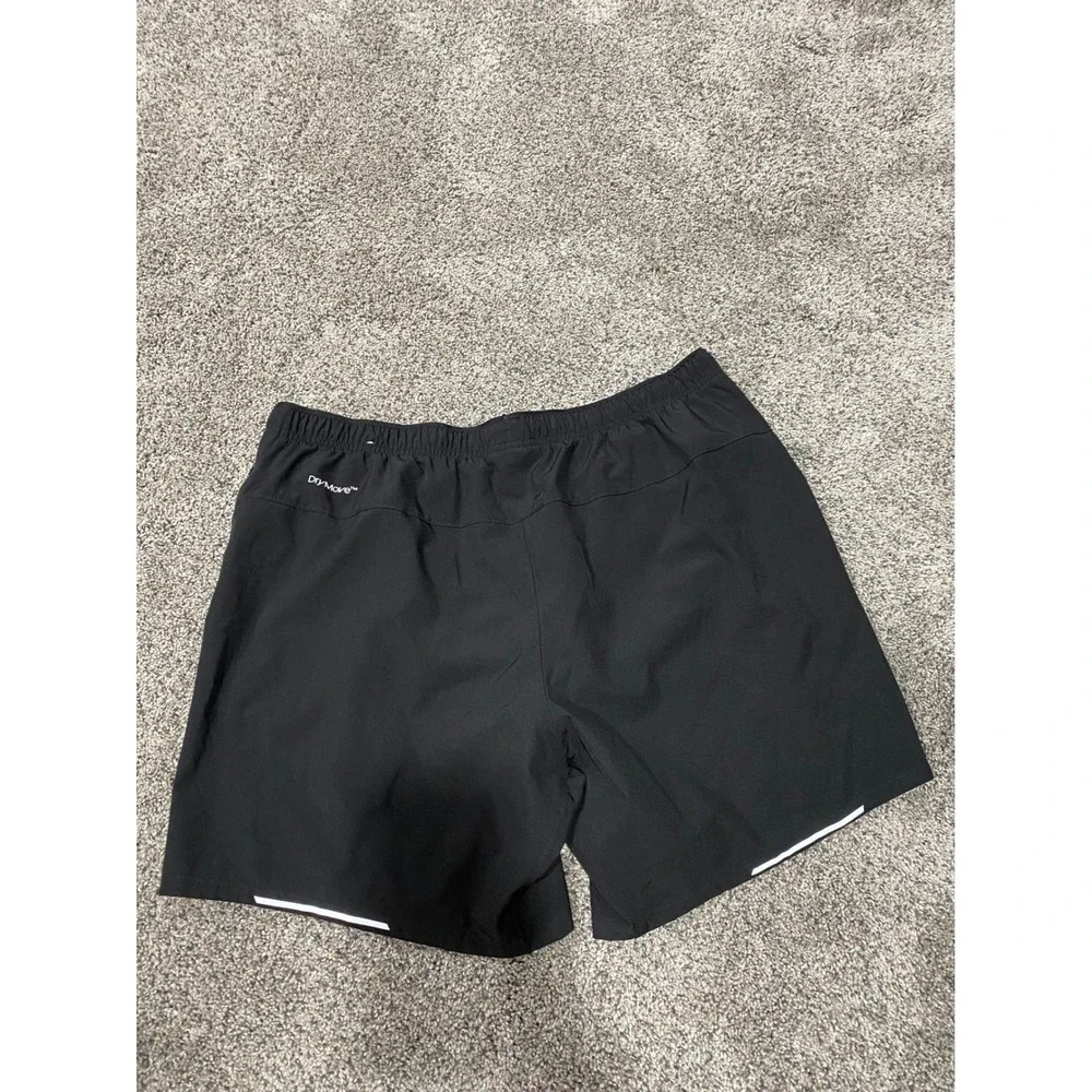 H&M Move DryMove Mens Large Black Athletic Running Training Shorts Pockets